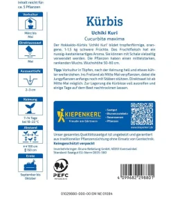 Nebelung/Kiepenkerl Gemüsesamen > Kiepenkerl Samen Kürbis 'Uchiki Kuri'