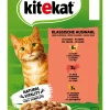 Kitekat® Nassfutter für Katzen Multipack Klassische Auswahl in Sauce, Adult, 12 x 85 g Online