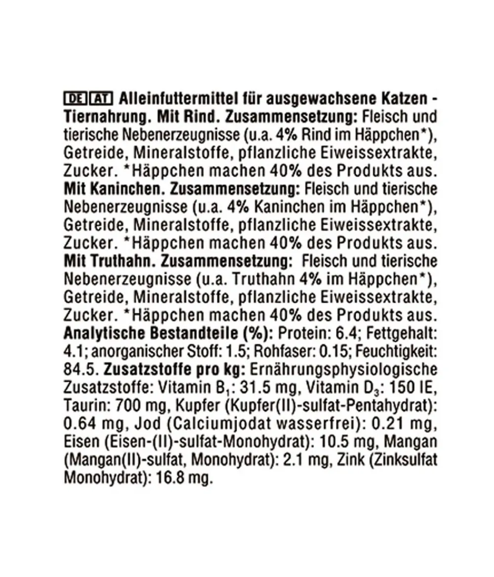 Kitekat® Nassfutter für Katzen Multipack Jagdschmaus in Sauce, Adult, 12 x 85 g Best