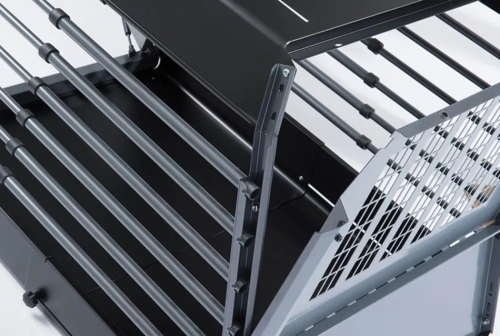 kleinmetall® Hundetransportboxen > Hundetransportbox VarioCage Einzelbox SL+, ca. B70/H69/T76-103 cm