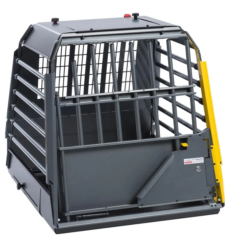 kleinmetall® Hundetransportboxen > Hundetransportbox VarioCage Einzelbox SL+, ca. B70/H69/T76-103 cm