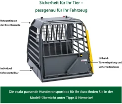 kleinmetall® Hundetransportbox VarioCage Einzelbox SL, ca. B55,5/H65/T76-103 cm Discount