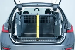 kleinmetall® Hundetransportboxen > Hundetransportbox VarioCage Doppelbox L, ca. B99/H65/T76-103 cm