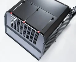 kleinmetall® Hundetransportboxen > Hundetransportbox VarioCage Doppelbox L, ca. B99/H65/T76-103 cm