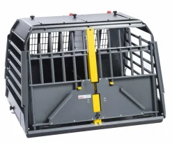 kleinmetall® Hundetransportboxen > Hundetransportbox VarioCage Doppelbox L, ca. B99/H65/T76-103 cm