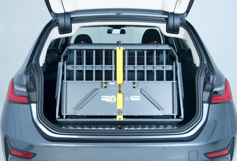 kleinmetall® Hundetransportbox VarioCage Doppelbox M, ca. B93/H65/T76-103 cm Discount