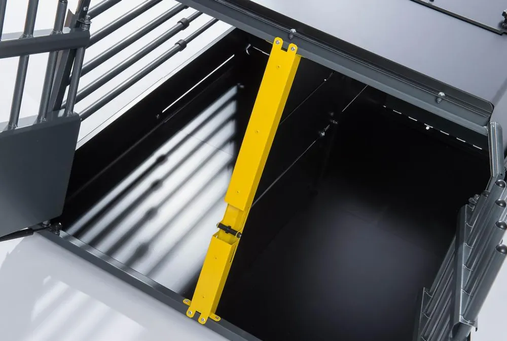 kleinmetall® Hundetransportboxen - Hundetransportbox VarioCage Doppelbox S, ca. B93/H59/T73-99 cm