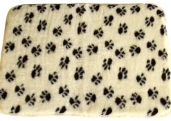 K & N Haustierdecke mit Pfoten, rechteckig, ca. B100/T70 cm Beige Best