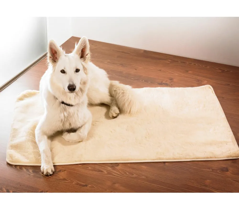 K & N Hundedecken|Katzenbetten & Katzenkissen > Schurwolle Haustierdecke, rechteckig, ca. B120/T80 cm