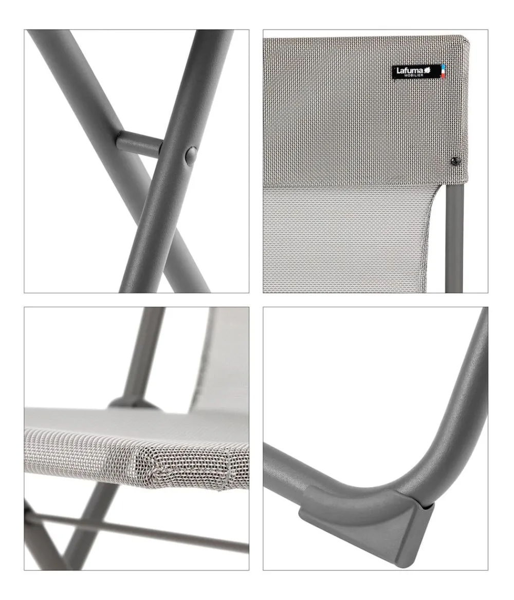 Lafuma Klappstühle - Klappstuhl Balcony II, ca. B48/H83/T44 cm Grau