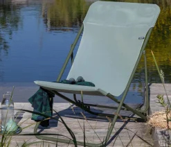 Lafuma Klappstühle - Klappstuhl Maxi Transat, ca. B62/H77-91/T83-95 cm Moosgrün