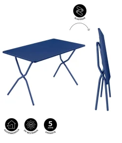 Lafuma Klapptisch Balcony Tab 120, ca. B120/H72/T70 cm Blau