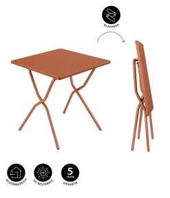 Lafuma Klapptisch Balcony Tab 64, ca. B64/H72/T70 cm Orange New