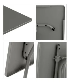 Lafuma Klapptisch Balcony Tab 140, ca. B140/H72/T80 cm Grau Best