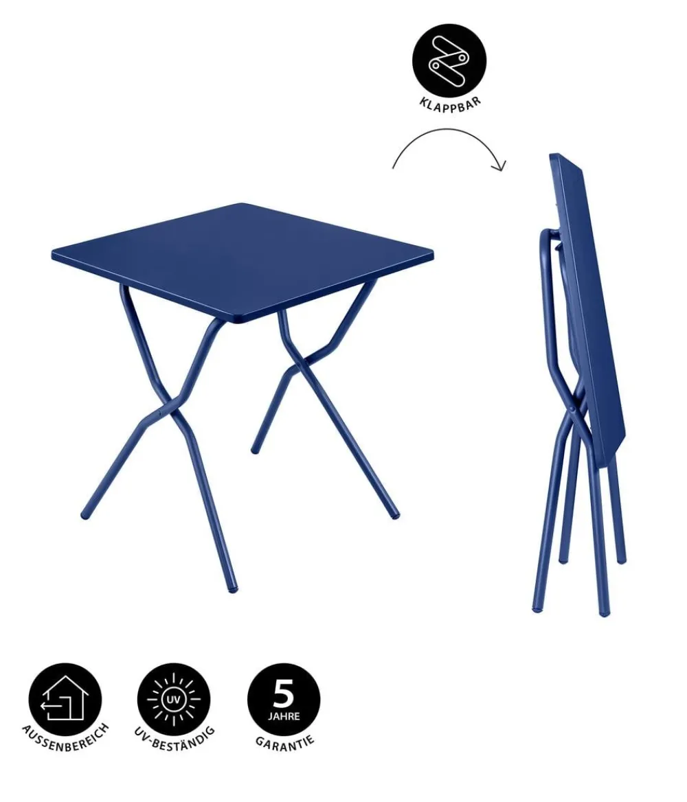 Lafuma Klapptische - Klapptisch Balcony Tab 64, ca. B64/H72/T70 cm Blau