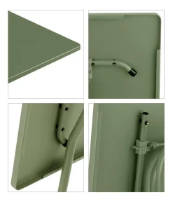 Lafuma Klapptische - Klapptisch Balcony Tab 140, ca. B140/H72/T80 cm Moosgrün