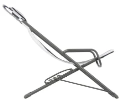Lafuma Liegestuhl Transaswing gestreift, ca. B60/H70-91/T83-100 cm New