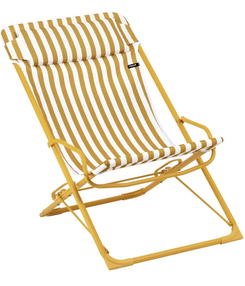 Lafuma Klappstühle - Liegestuhl Transaswing gestreift, ca. B60/H70-91/T83-100 cm