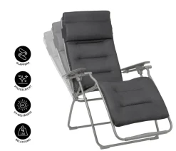 Lafuma Relaxsessel Futura Be Comfort Dunkelgrau New