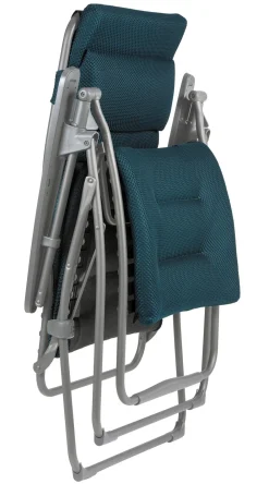 Lafuma Gartenstühle Metall|Klappliegen - Relaxsessel Futura Be Comfort XL Dunkelblau