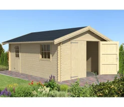 Lasita Maja Garage Yarik 540, ca. 473,7/H273,6/T583 cm Natur New