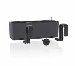 LECHUZA® BALCONISSIMA Color, All-in-One-Set, ca. B40/H14/T14 cm Dunkelgrau Clearance