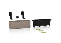 LECHUZA® Lechuza Pflanzgefäße & Töpfe - BALCONISSIMA Color, All-in-One-Set, ca. B40/H14/T14 cm Hellbraun