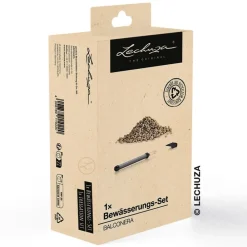 LECHUZA® Lechuza Pflanzgefäße & Töpfe|Mehr Blumentopfzubehör - Bewässerungs-Set für BALCONERA 50/80, 4-teilig Schwarz