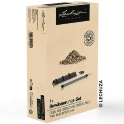 LECHUZA® Lechuza Pflanzgefäße & Töpfe|Mehr Blumentopfzubehör - Bewässerungs-Set für CUBE 40, CUBICO 40, CURSIVO 40, TRIO 40 und CUBICO ALTO 40, 4-teilig Schwarz