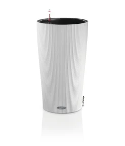 LECHUZA® Lechuza Tischgefäße|Lechuza Pflanzgefäße & Töpfe - CILINDRO Color, All-in-One Set Weiß