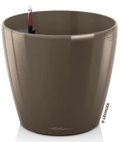 LECHUZA® Lechuza Pflanzgefäße & Töpfe|Lechuza Tischgefäße - CLASSICO, All-in-One-Set Taupe