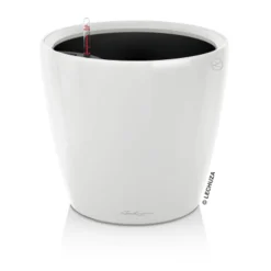 LECHUZA® Lechuza Pflanzgefäße & Töpfe|Lechuza Tischgefäße - CLASSICO LS, All-in-One-Set Weiß