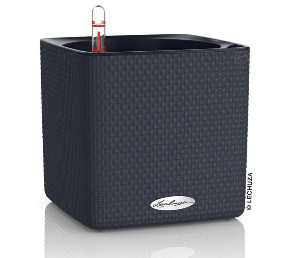 LECHUZA® Lechuza Tischgefäße|Lechuza Pflanzgefäße & Töpfe > CUBE Color, All-in-One Set