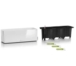LECHUZA® CUBE Glossy Triple, All-in-One Set, 40 cm Weiß Online