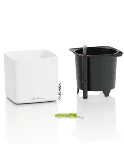 LECHUZA® CUBE Premium, All-in-One Set, matt Weiß Sale