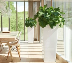 LECHUZA® Lechuza Pflanzgefäße & Töpfe > CUBICO ALTO, All-in-One-Set, ca. B40/H105/T40 cm