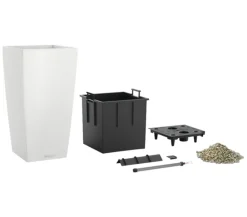 LECHUZA® CUBICO Color, All-in-One-Set Weiß Sale