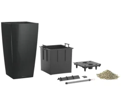 LECHUZA® Lechuza Pflanzgefäße & Töpfe|Blumentöpfe & Übertöpfe > CUBICO Premium, All-in-One-Set
