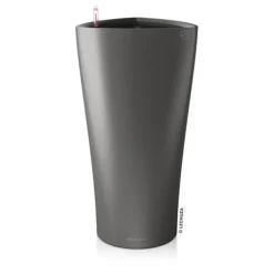 LECHUZA® DELTA, All-in-One-Set Dunkelgrau New