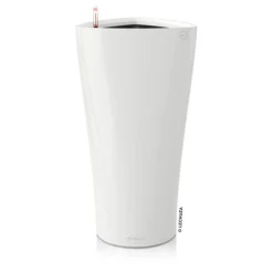 LECHUZA® Lechuza Pflanzgefäße & Töpfe|Blumentöpfe & Übertöpfe - DELTA, All-in-One-Set Weiß
