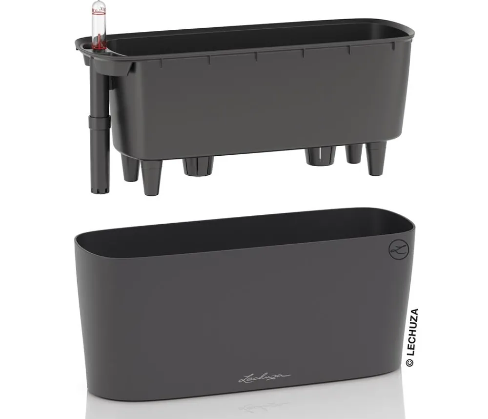 LECHUZA® Lechuza Tischgefäße|Lechuza Pflanzgefäße & Töpfe > DELTA, All-in-One-Set, matt