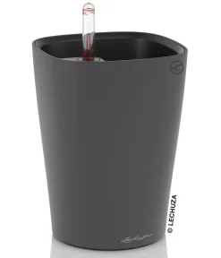 LECHUZA® DELTINI, All-in-One-Set, matt Dunkelgrau Hot