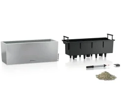 LECHUZA® Pflanzkübel & Blumenkästen|Lechuza Pflanzgefäße & Töpfe > Edelstahl-Kasten Balconcera Steel, rechteckig