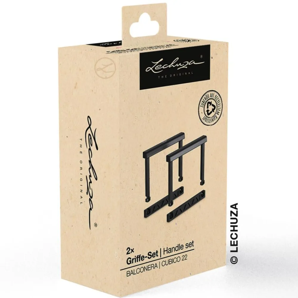 LECHUZA® Lechuza Pflanzgefäße & Töpfe|Mehr Blumentopfzubehör > Griffe-Set für CUBICO 22 und BALCONERA 50/80, 8-teilig