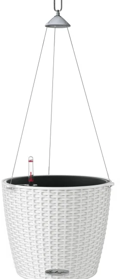 LECHUZA® Kunststoff-Hängeampel Nido Cottage Weiß Clearance