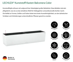 LECHUZA® Pflanzkübel & Blumenkästen|Lechuza Pflanzgefäße & Töpfe > Kunststoff-Kasten Balconera Color, rechteckig