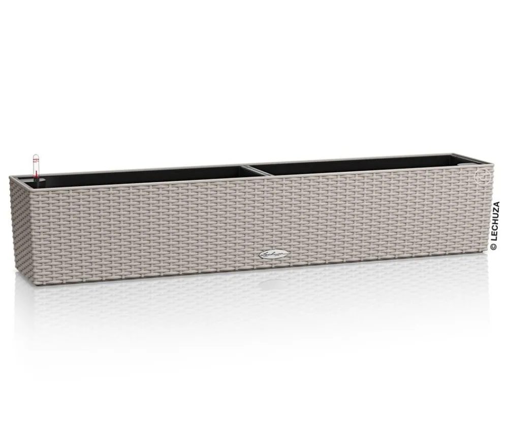 LECHUZA® Kunststoff-Kasten Balconera Cottage, rechteckig Creme Clearance