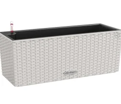 LECHUZA® Kunststoff-Kasten Balconera Cottage, rechteckig Hellgrau Best