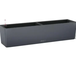 LECHUZA® Kunststoff-Kasten Balconera Color, rechteckig Dunkelgrau