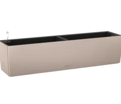 LECHUZA® Kunststoff-Kasten Balconera Color, rechteckig Hellbraun New